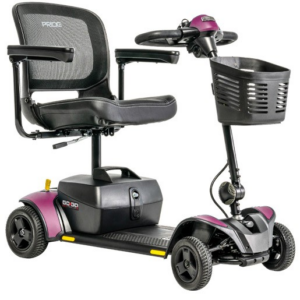 elite traveller 2 purple 4wheel