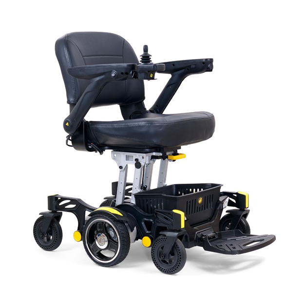 buzzaround carryon powerchair yellow